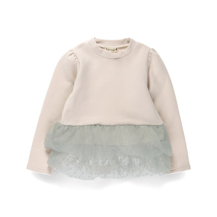 【あったか】裾ドットティアード裏起毛チュニック/150cm/キッズ/女の子 | ブランシェス | 詳細画像2 