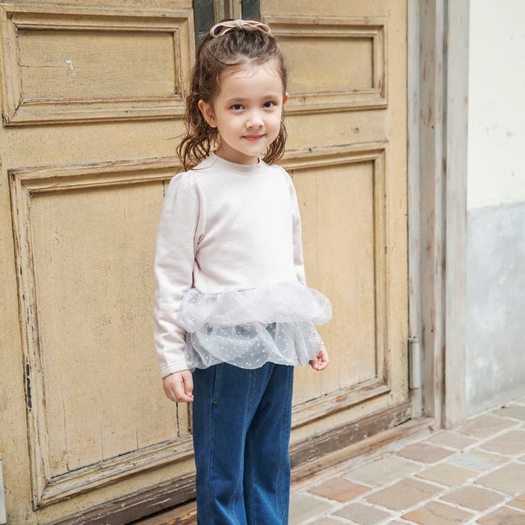 【あったか】裾ドットティアード裏起毛チュニック/150cm/キッズ/女の子 | ブランシェス | 詳細画像3 