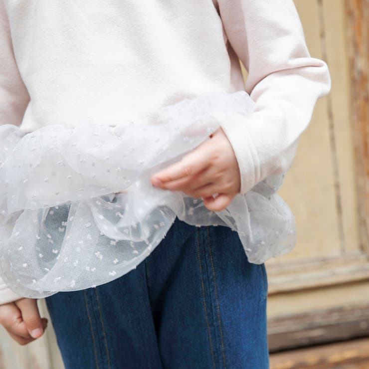 【あったか】裾ドットティアード裏起毛チュニック/150cm/キッズ/女の子 | ブランシェス | 詳細画像6 