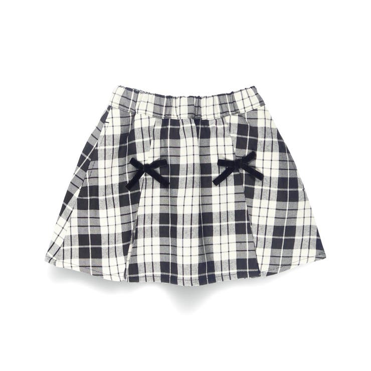ブラック | チェック柄スカパン セットアップ可 女の子 | ブランシェス