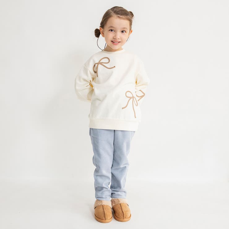 コーデュロイ マカロンパンツ/150cm/キッズ/女の子/ロングパンツ/ハート | ブランシェス | 詳細画像14 