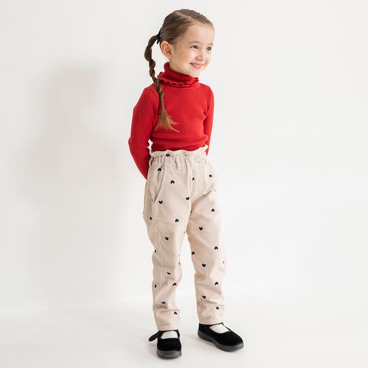 コーデュロイ マカロンパンツ/150cm/キッズ/女の子/ロングパンツ/ハート | ブランシェス | 詳細画像21 