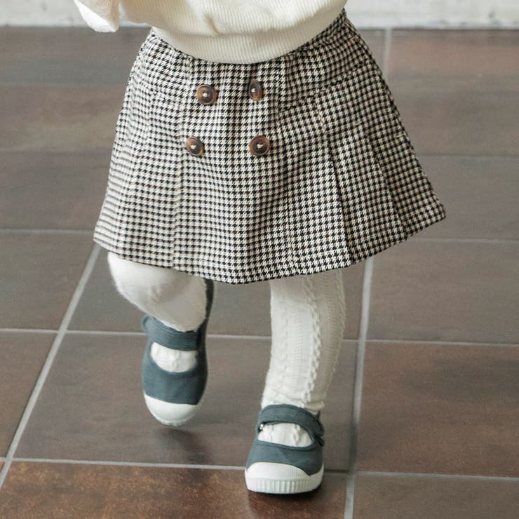 前ボタン起毛プリーツスカート | ブランシェス | 詳細画像6 