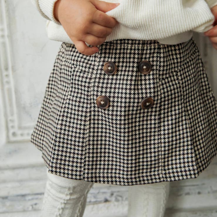 前ボタン起毛プリーツスカート | ブランシェス | 詳細画像7 