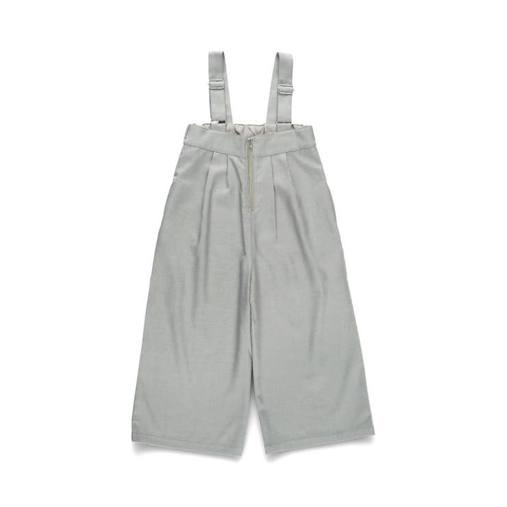 グレー | 【プチレディ】ハイウエスト サロペット 150cm | ブランシェス