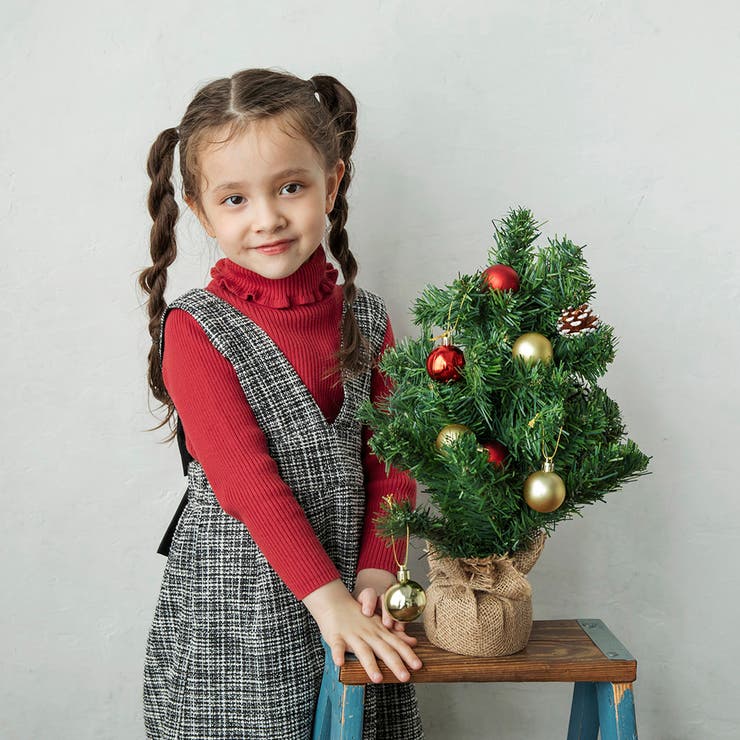 ラメツイードジャンパースカート キッズ 女の子 | ブランシェス | 詳細画像17 