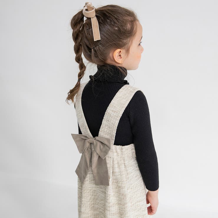 ラメツイードジャンパースカート キッズ 女の子 | ブランシェス | 詳細画像6 