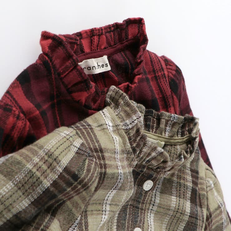 チェック柄胸切替ワンピース/150cm/女の子/起毛 | ブランシェス | 詳細画像11 