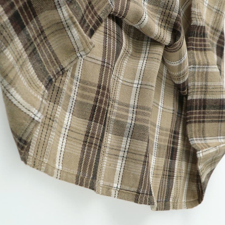チェック柄胸切替ワンピース/150cm/女の子/起毛 | ブランシェス | 詳細画像15 