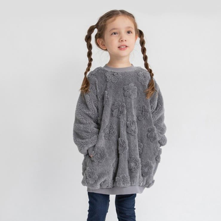 アソート ボア ワンピース/150cm/女の子/キッズ/あったか/ファー/花柄 | ブランシェス | 詳細画像24 