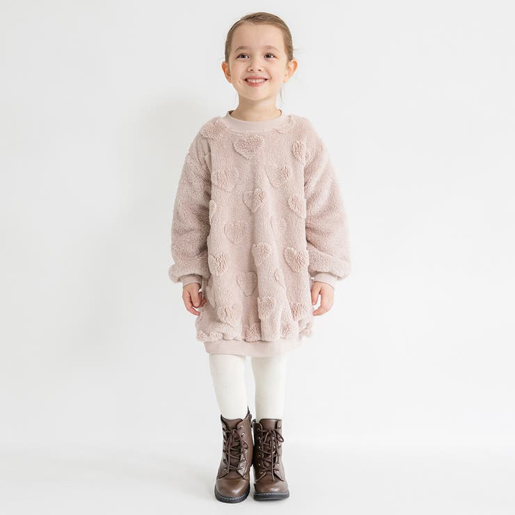 アソート ボア ワンピース/150cm/女の子/キッズ/あったか/ファー/花柄 | ブランシェス | 詳細画像18 