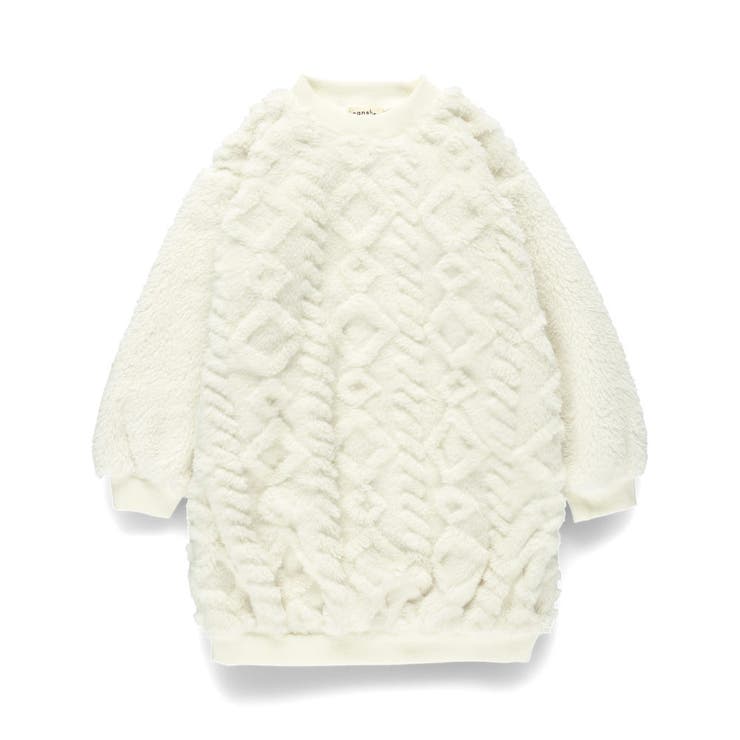 アソート ボア ワンピース/150cm/女の子/キッズ/あったか/ファー/花柄 | ブランシェス | 詳細画像2 