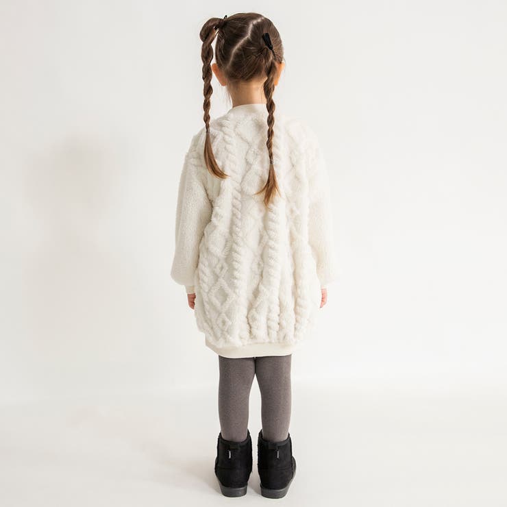 アソート ボア ワンピース/150cm/女の子/キッズ/あったか/ファー/花柄 | ブランシェス | 詳細画像6 