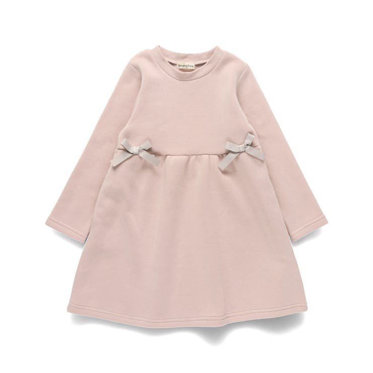 【あったか】ウエスト リボン裏起毛ワンピース/キッズ/女の子/150cm | ブランシェス | 詳細画像2 