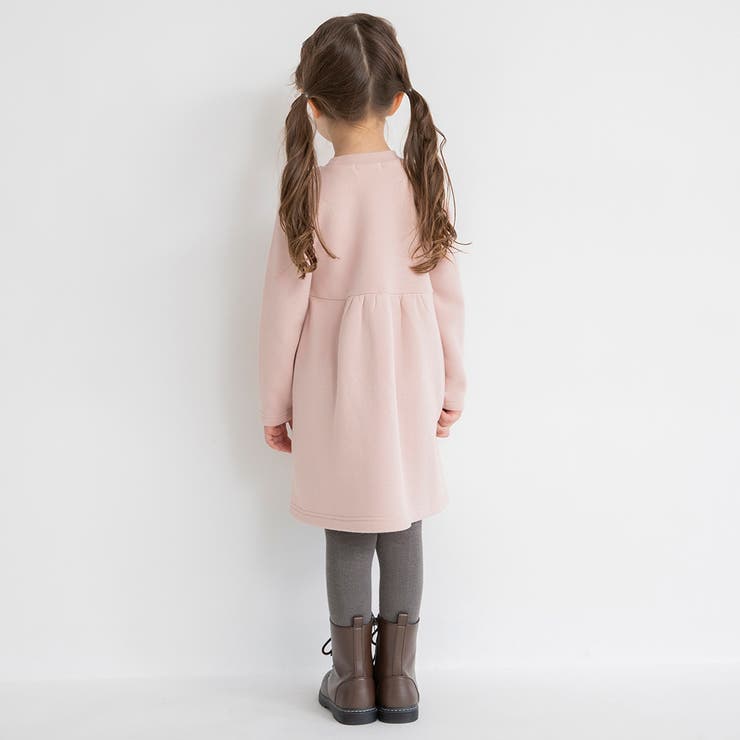 【あったか】ウエスト リボン裏起毛ワンピース/キッズ/女の子/150cm | ブランシェス | 詳細画像5 