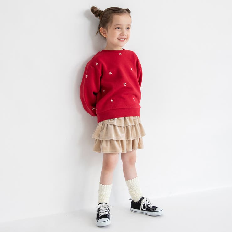 ベロア フリル スカパン/女の子/キッズ/150cm | ブランシェス | 詳細画像7 