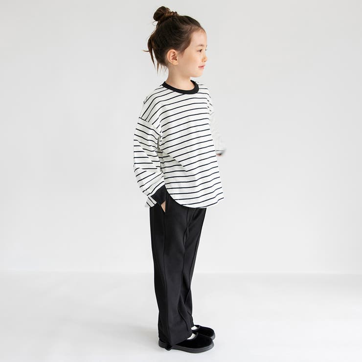 センタープレス風ロングパンツ/150cm/女の子/ワイドパンツ | ブランシェス | 詳細画像12 