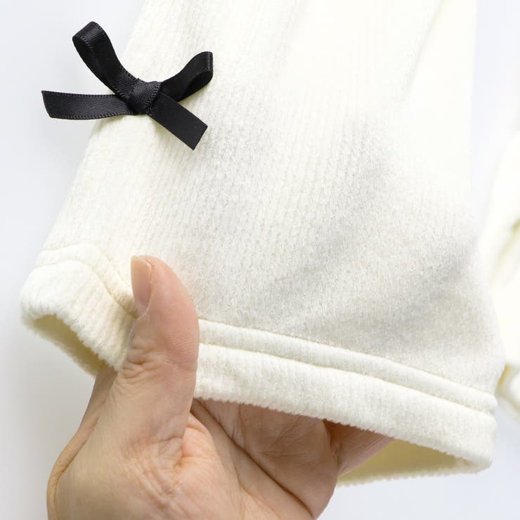 【あったか】サイド リボン裏シャギー パンツ | ブランシェス | 詳細画像11 