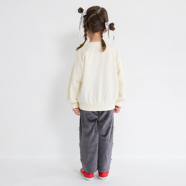 【あったか】サイド リボン裏シャギー パンツ | ブランシェス | 詳細画像16 