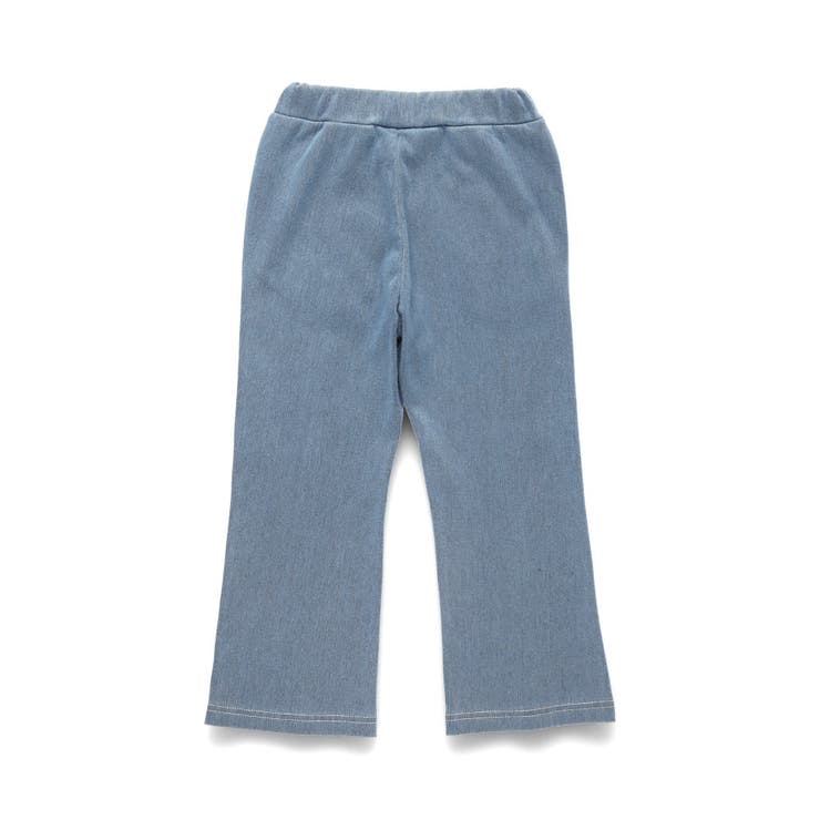 スリット入りフレア裏起毛パンツ デニム ロングパンツ | ブランシェス | 詳細画像13 