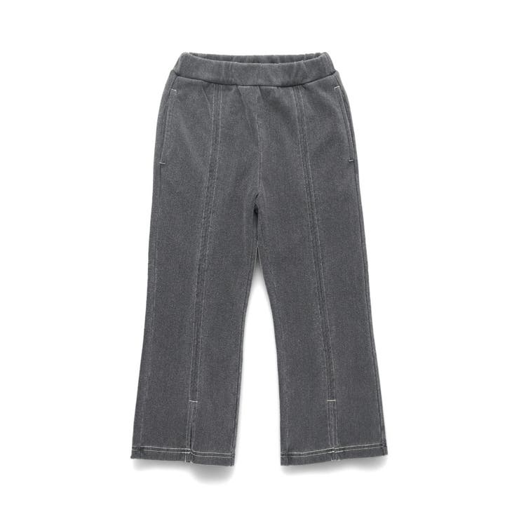 スリット入りフレア裏起毛パンツ デニム ロングパンツ | ブランシェス | 詳細画像22 