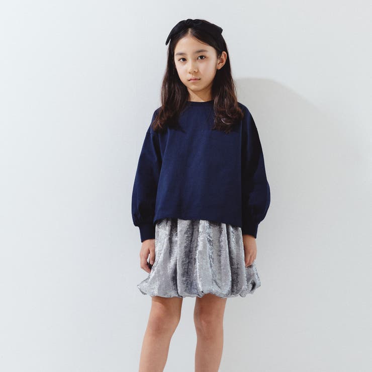 【b.+A】金子綾/ボックスシルエット長袖Tシャツ | ブランシェス | 詳細画像14 