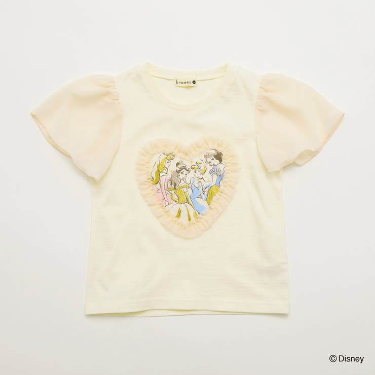 アイボリー | 【DisneyCollection ディズニーコレクション】フリルモチーフ半袖T… | ブランシェス