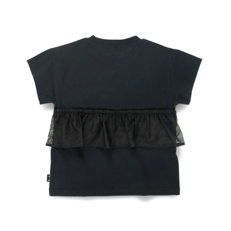 【b +A】金子綾 リボンドッキング半袖Tシャツ | ブランシェス | 詳細画像16 