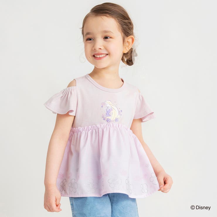 ラベンダー | 【DisneyCollection ディズニーコレクション】肩あき半袖チュニック… | ブランシェス