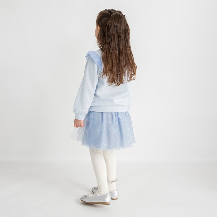 裏起毛スパンコール付きトレーナー エルサ アリエル | ブランシェス | 詳細画像16 