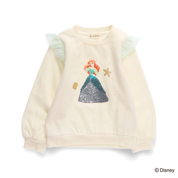 裏起毛スパンコール付きトレーナー エルサ アリエル | ブランシェス | 詳細画像2 