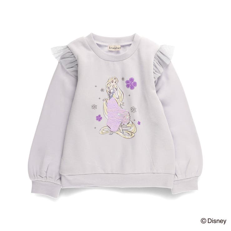 裏起毛スパンコール付きトレーナー エルサ アリエル | ブランシェス | 詳細画像20 