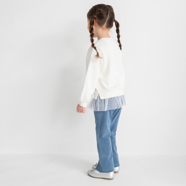 裏起毛 裾チュール トレーナー | ブランシェス | 詳細画像10 