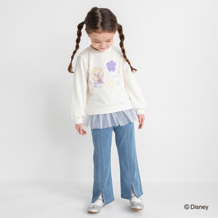 裏起毛 裾チュール トレーナー | ブランシェス | 詳細画像7 