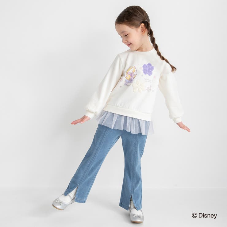 裏起毛 裾チュール トレーナー | ブランシェス | 詳細画像8 