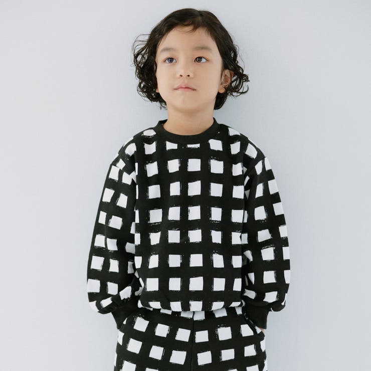 86_チェック | 【WEB先行】【b.+A】金子綾/裏毛トレーナー/女の子/男の子/150cm | ブランシェス