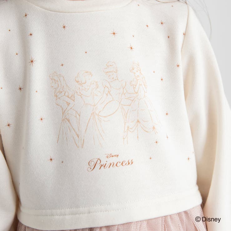 裏起毛チュール ドッキング ワンピース | ブランシェス | 詳細画像13 