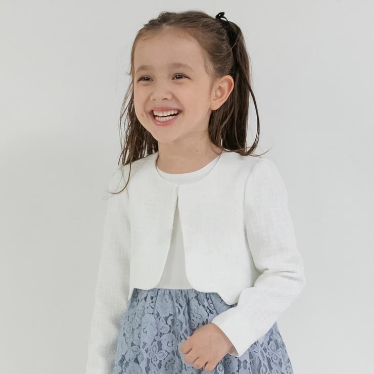 アイボリー | ブークレ ジャケット 入園 | ブランシェス