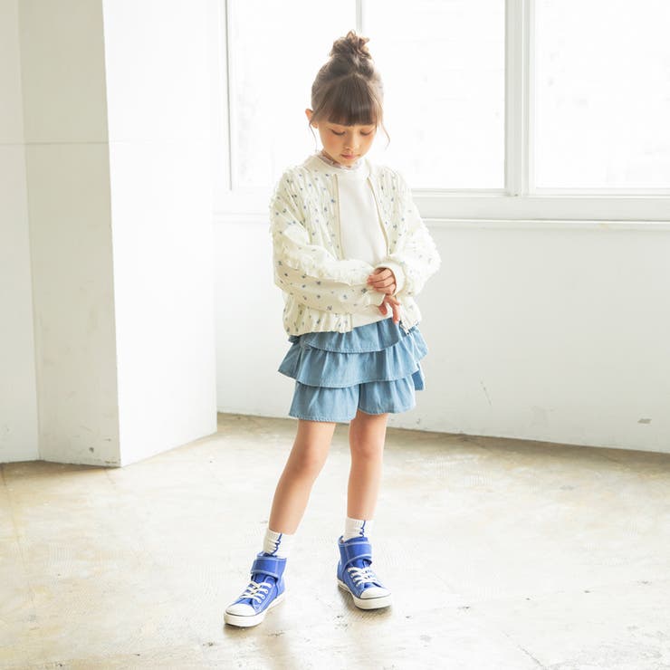 肩フリルシャーリング ジャケット キッズ | ブランシェス | 詳細画像4 