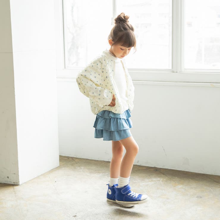 肩フリルシャーリング ジャケット キッズ | ブランシェス | 詳細画像5 