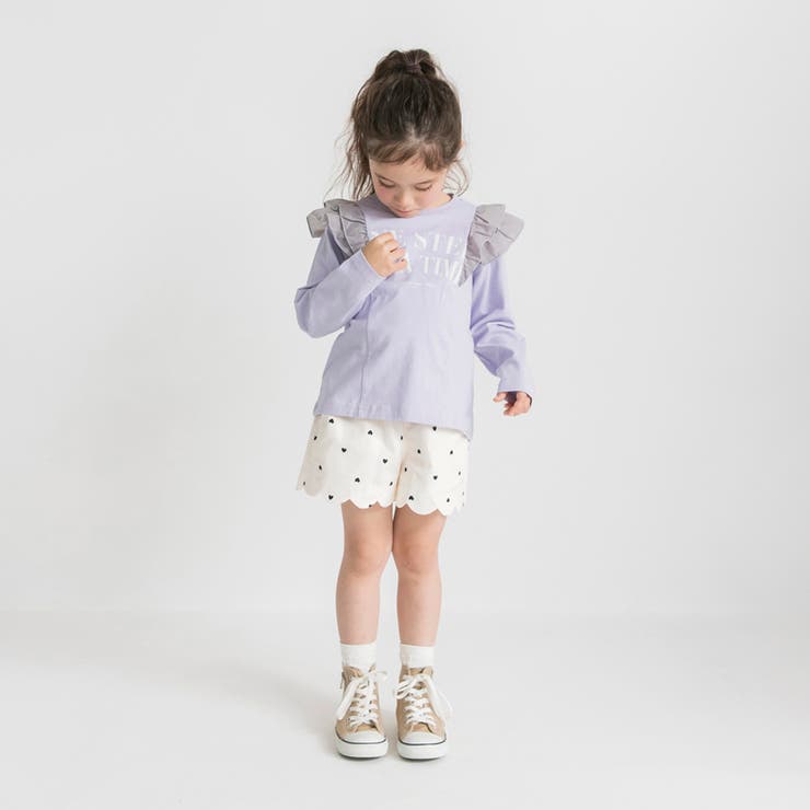 肩フリル長袖Tシャツ/キッズ/女の子/150cm/ロンT | ブランシェス | 詳細画像15 