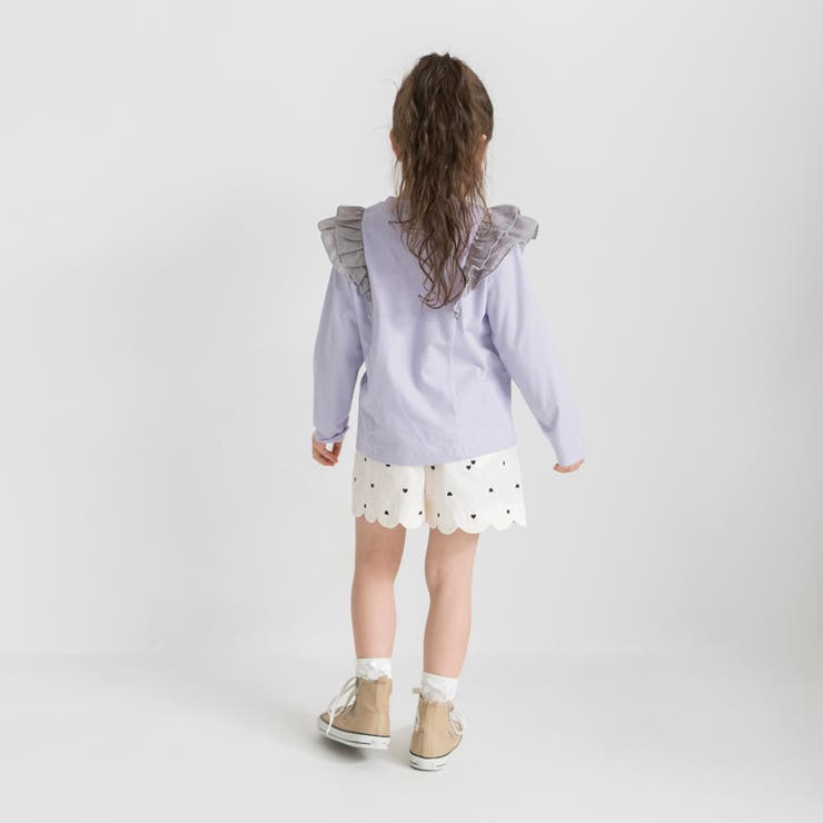 肩フリル長袖Tシャツ/キッズ/女の子/150cm/ロンT | ブランシェス | 詳細画像17 