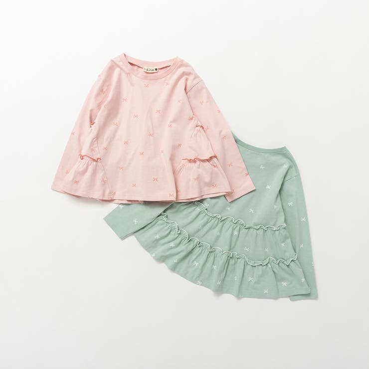 バックティアード長袖Tシャツ | ブランシェス | 詳細画像2 