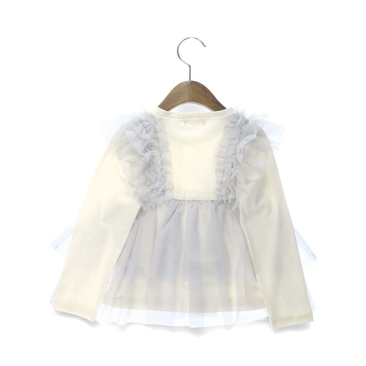 チュールレイヤード風長袖Tシャツ | ブランシェス | 詳細画像13 