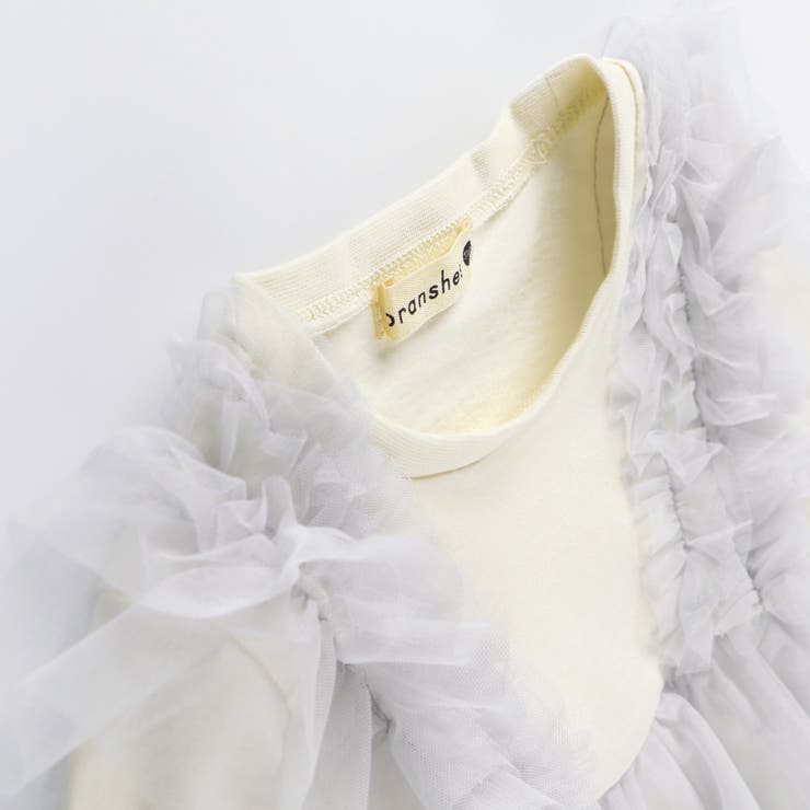 チュールレイヤード風長袖Tシャツ | ブランシェス | 詳細画像9 