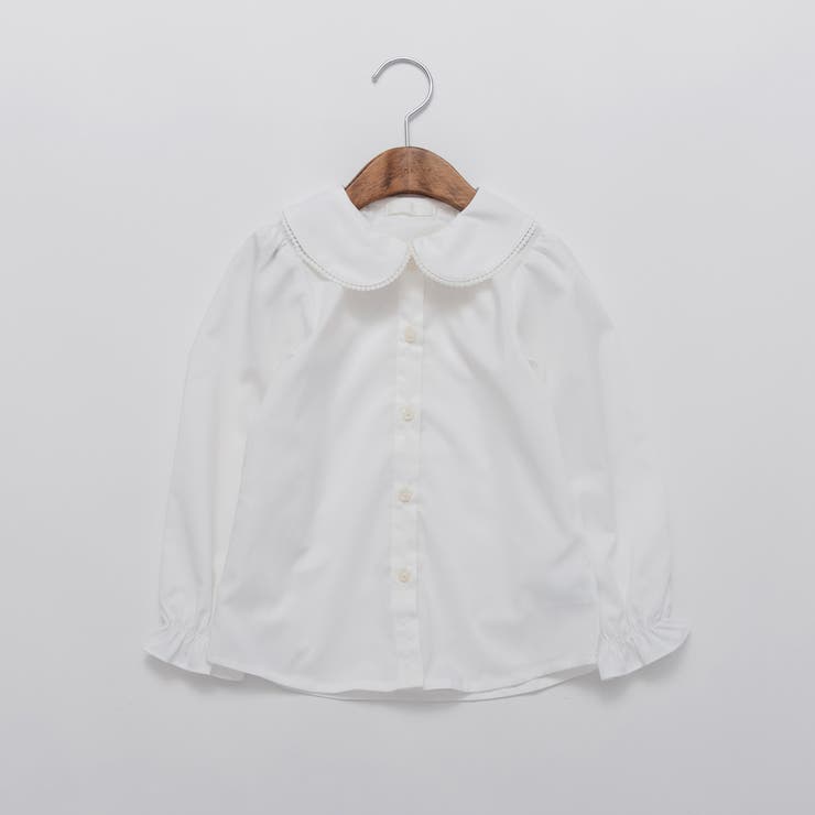 丸襟ピコレース ブラウス 入園 | ブランシェス | 詳細画像2 