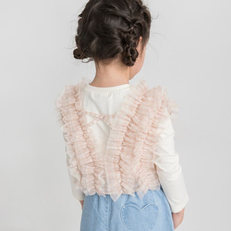 チュールベストトップスセット | ブランシェス | 詳細画像9 