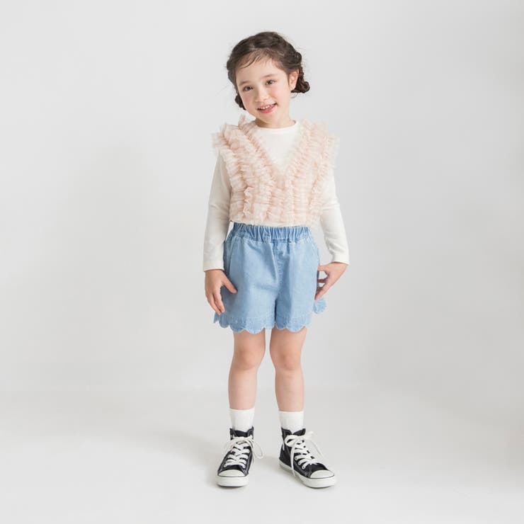 チュールベストトップスセット | ブランシェス | 詳細画像4 