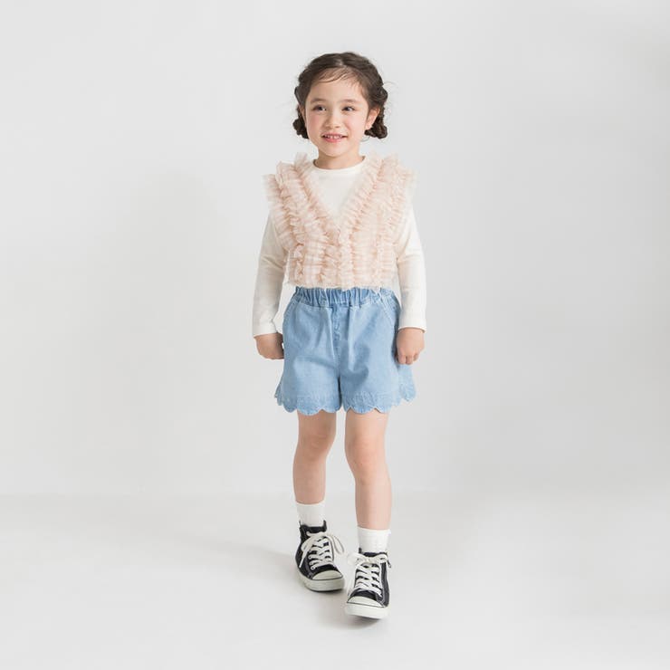 チュールベストトップスセット | ブランシェス | 詳細画像8 