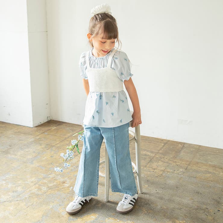 デニムワイドパンツ | ブランシェス | 詳細画像6 